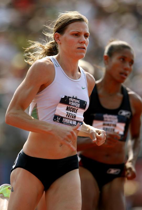 Nicole Teter, PNW Running Camp coach and two-time Olympian competing in the 2008 Olympic trails